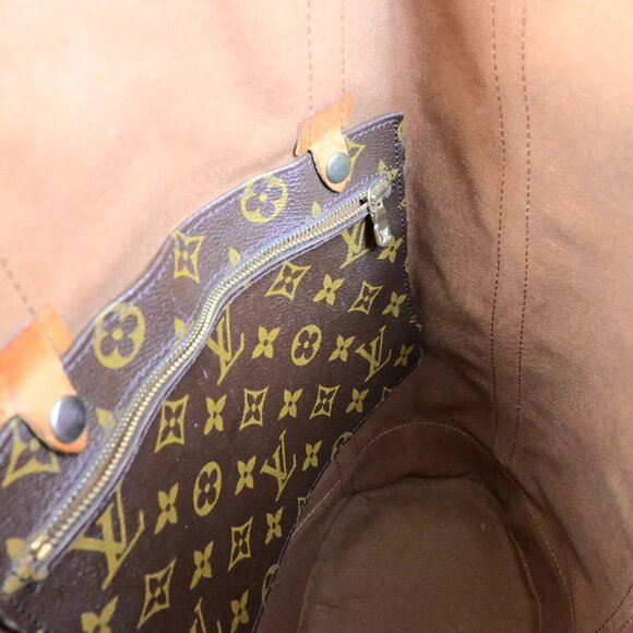 Auth LOUIS VUITTON LV Randonnee GM Shoulder Bag Monogram Leather Brown - Picture 11 of 16